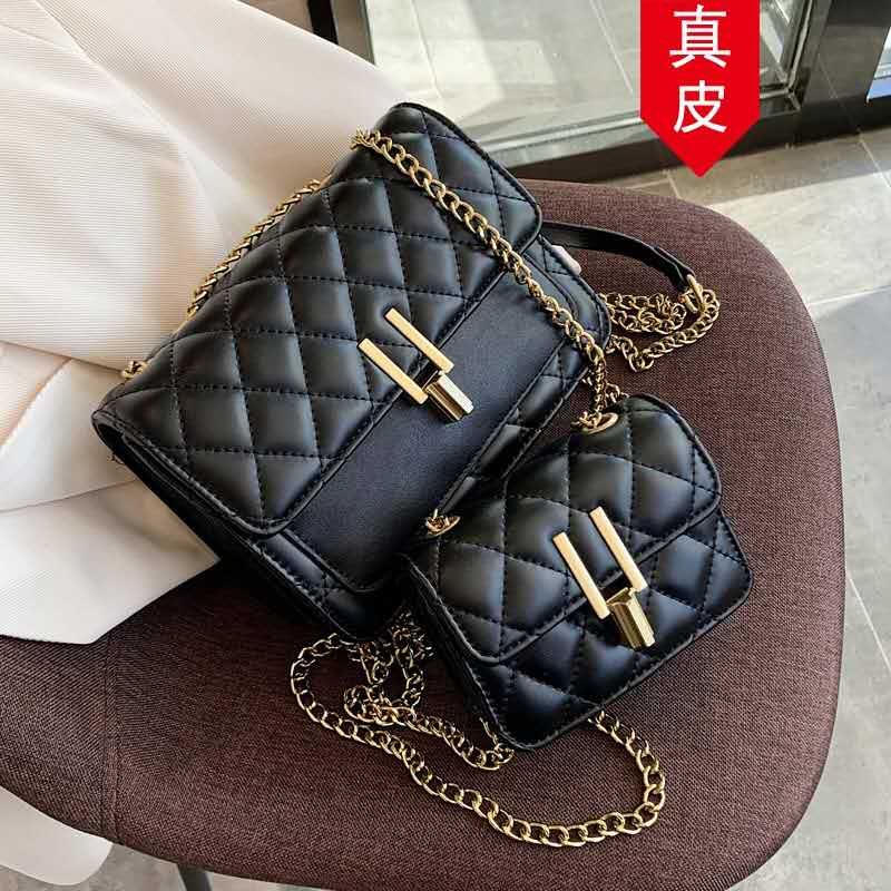 时尚简约绣线链条小香风格女士挎包 其他时尚女包新款