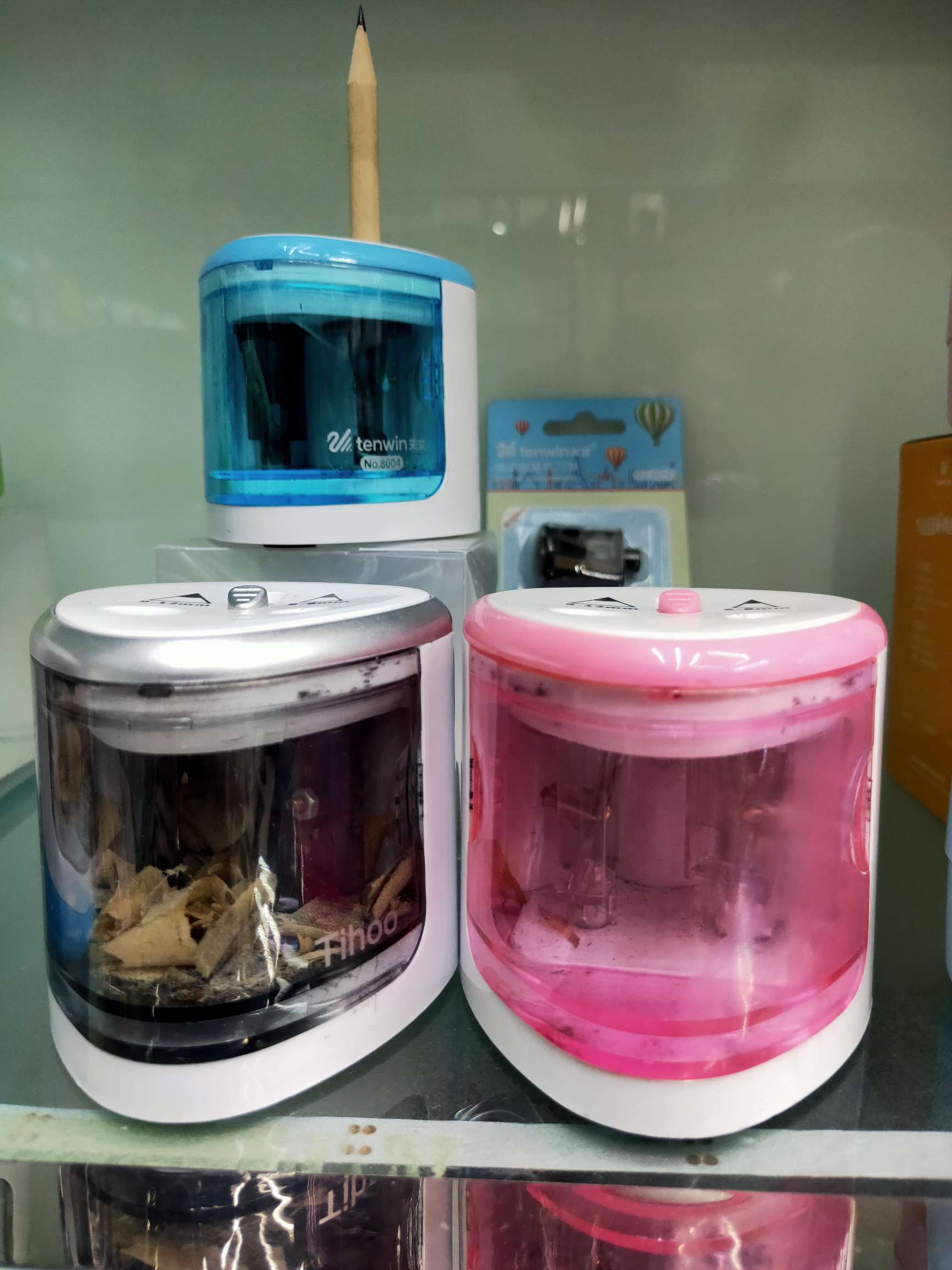 学习用品双孔电动转笔刀