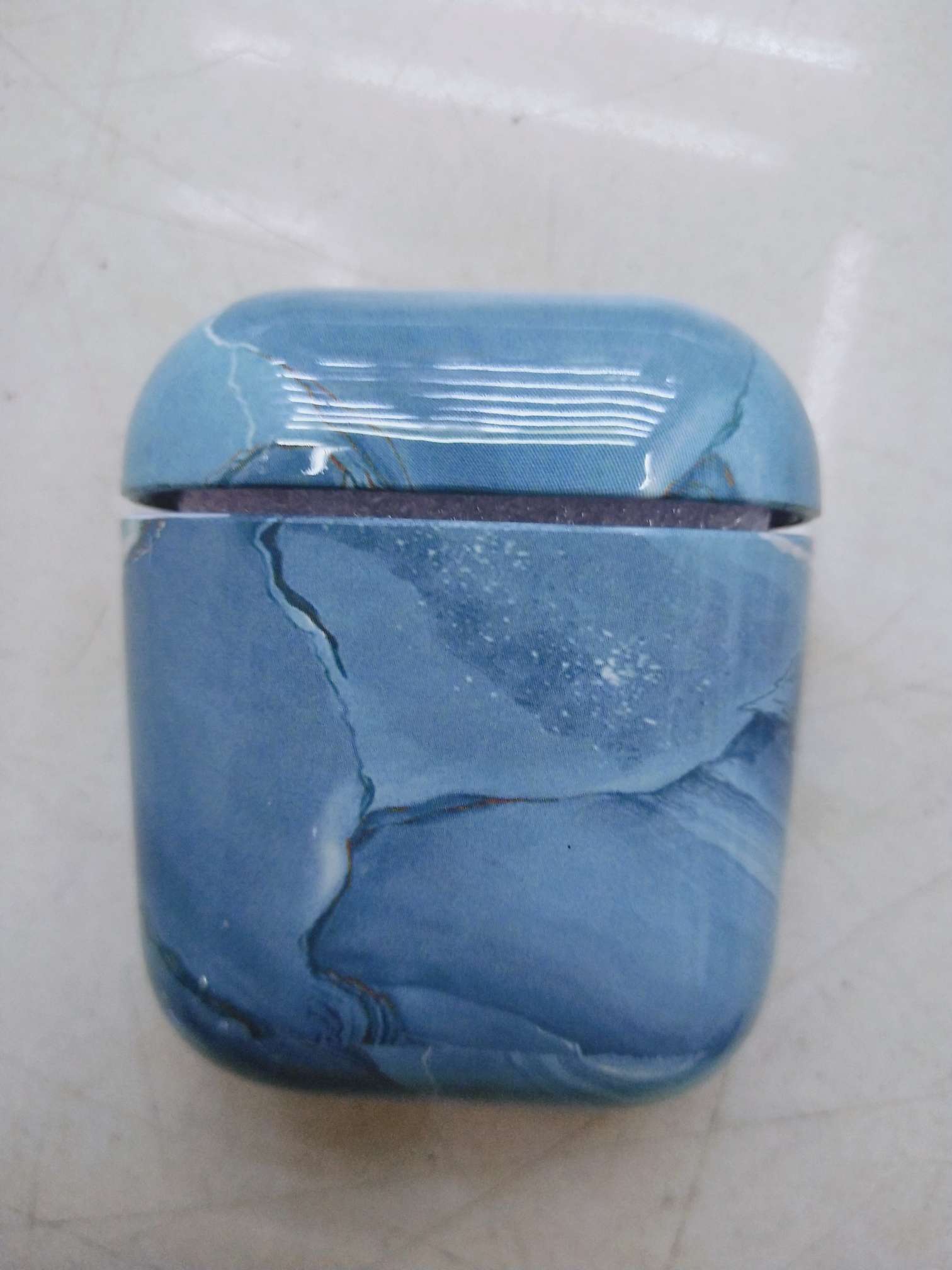Marble water patch PC shell auriculares protector undefined