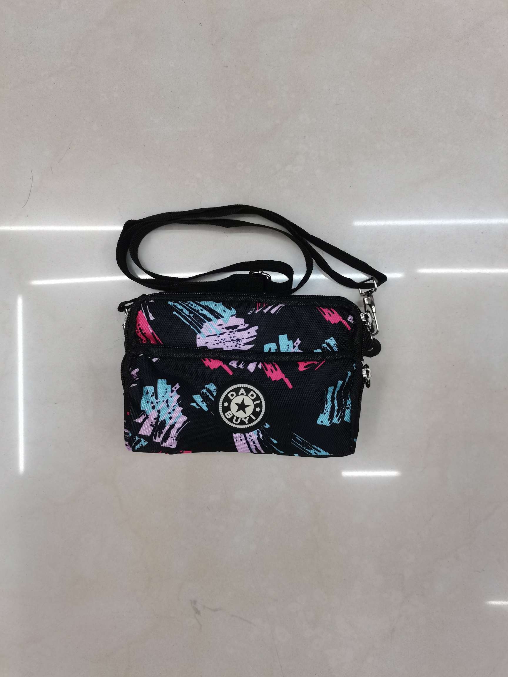 126 Floral Fabric Small Crossbody Bag
