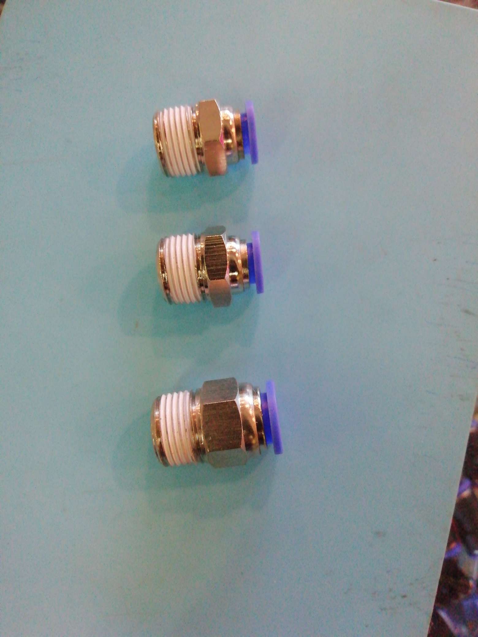 Threaded straight-through air pipe joint PC8-02 detail image 1