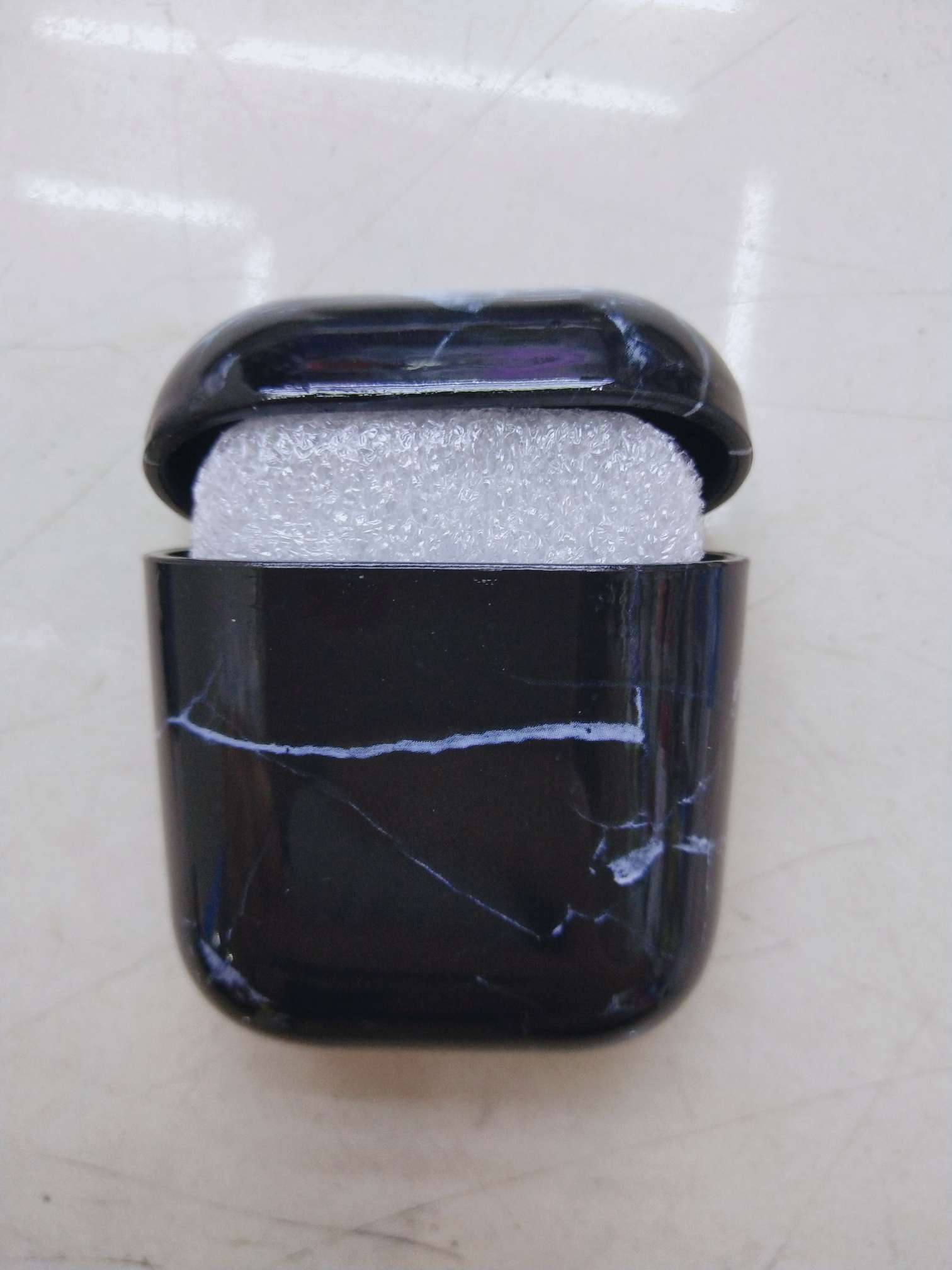 Marble water patch PC shell auriculares protector Application Scenario