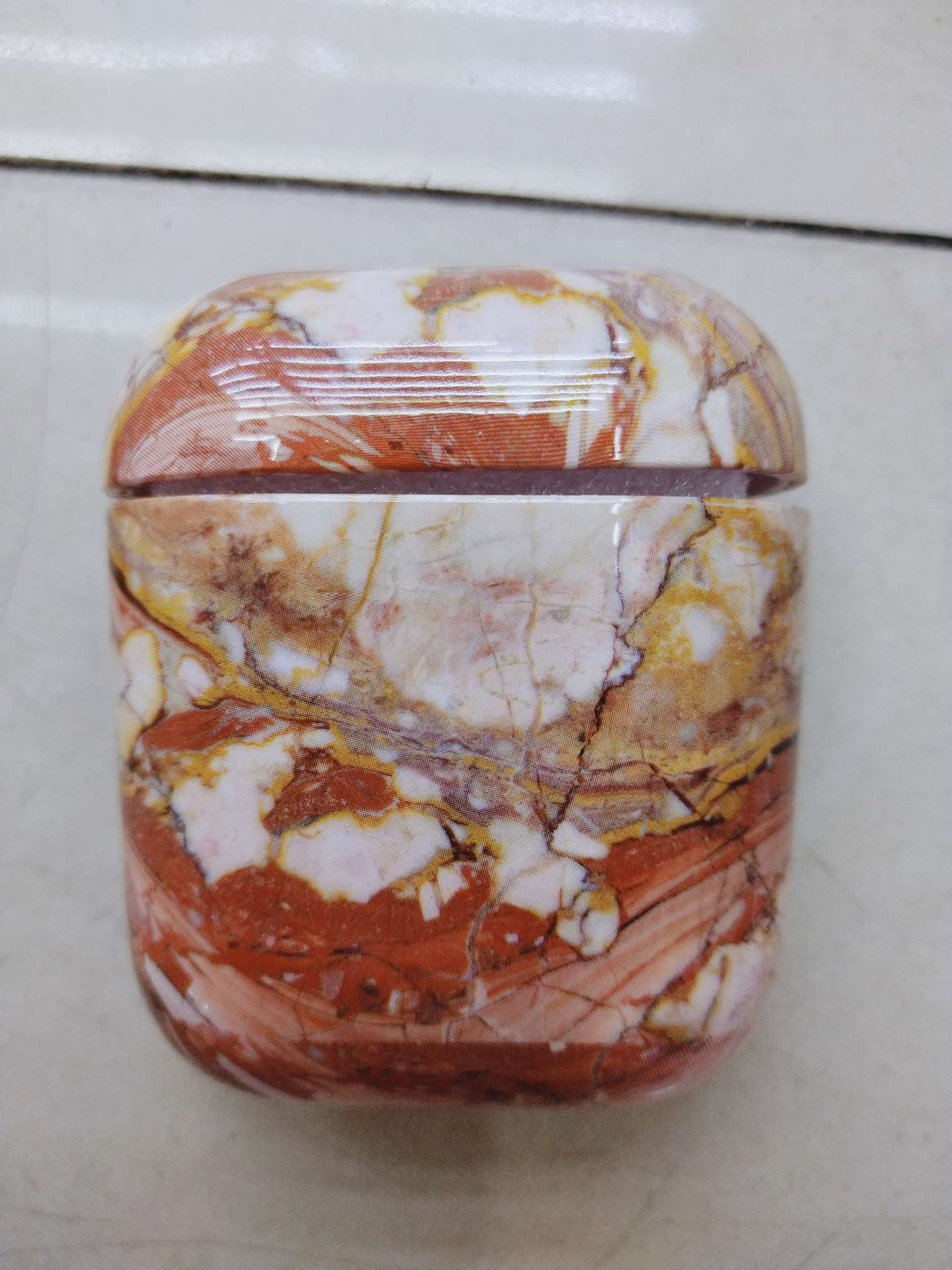 Marble water patch PC shell auriculares protector undefined