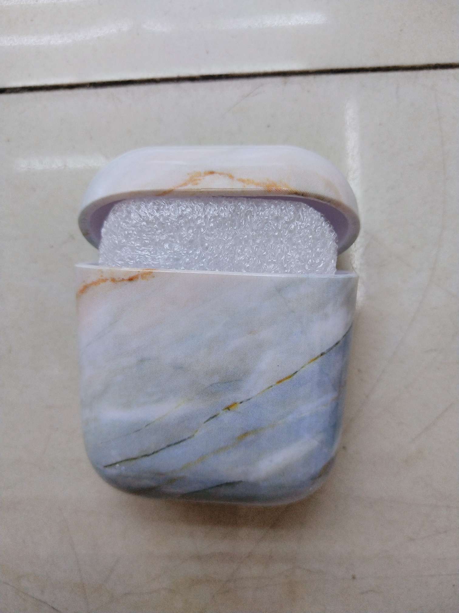 Marble water patch PC shell auriculares protector undefined