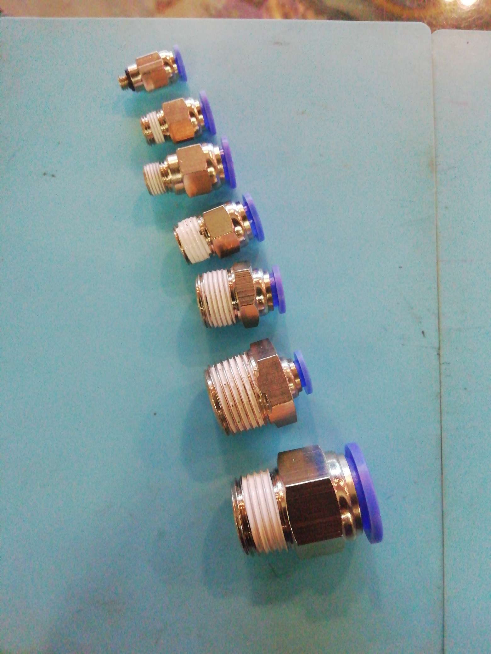 Threaded straight-through air pipe joint PC8-02 detail image 4