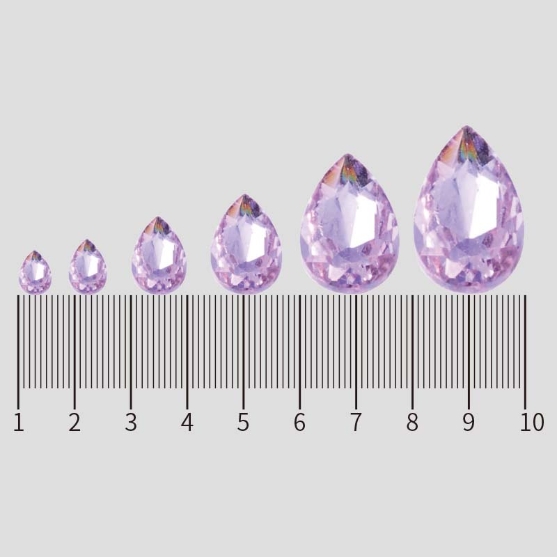 10*14MM water drop white factory wholesale glass crystal diamond, mobile phone sticker diamond, diy accessories, hair accessories, handcrafted materials, glass diamond beads details Picture