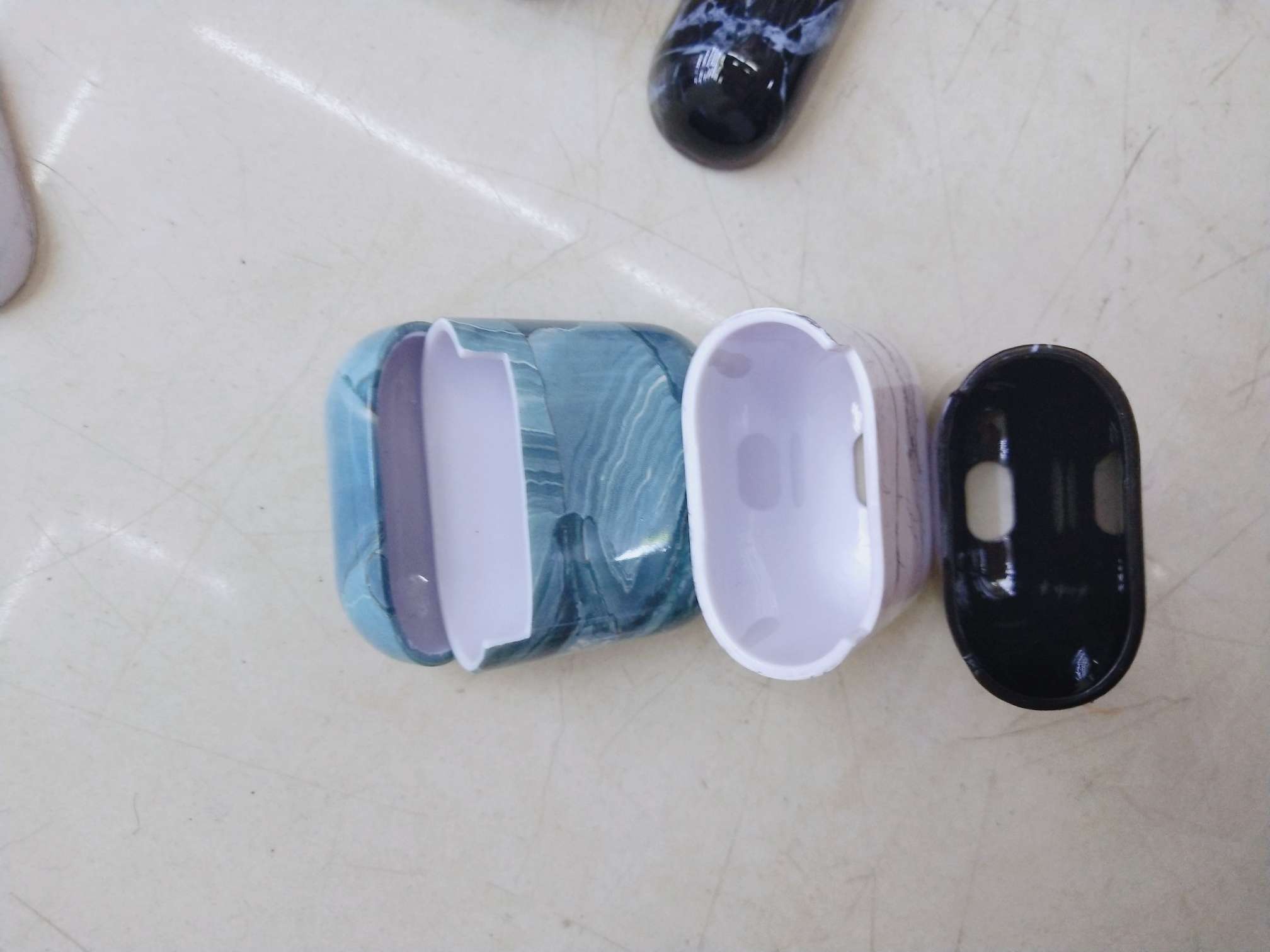 Marble water patch PC shell auriculares protector Specification image