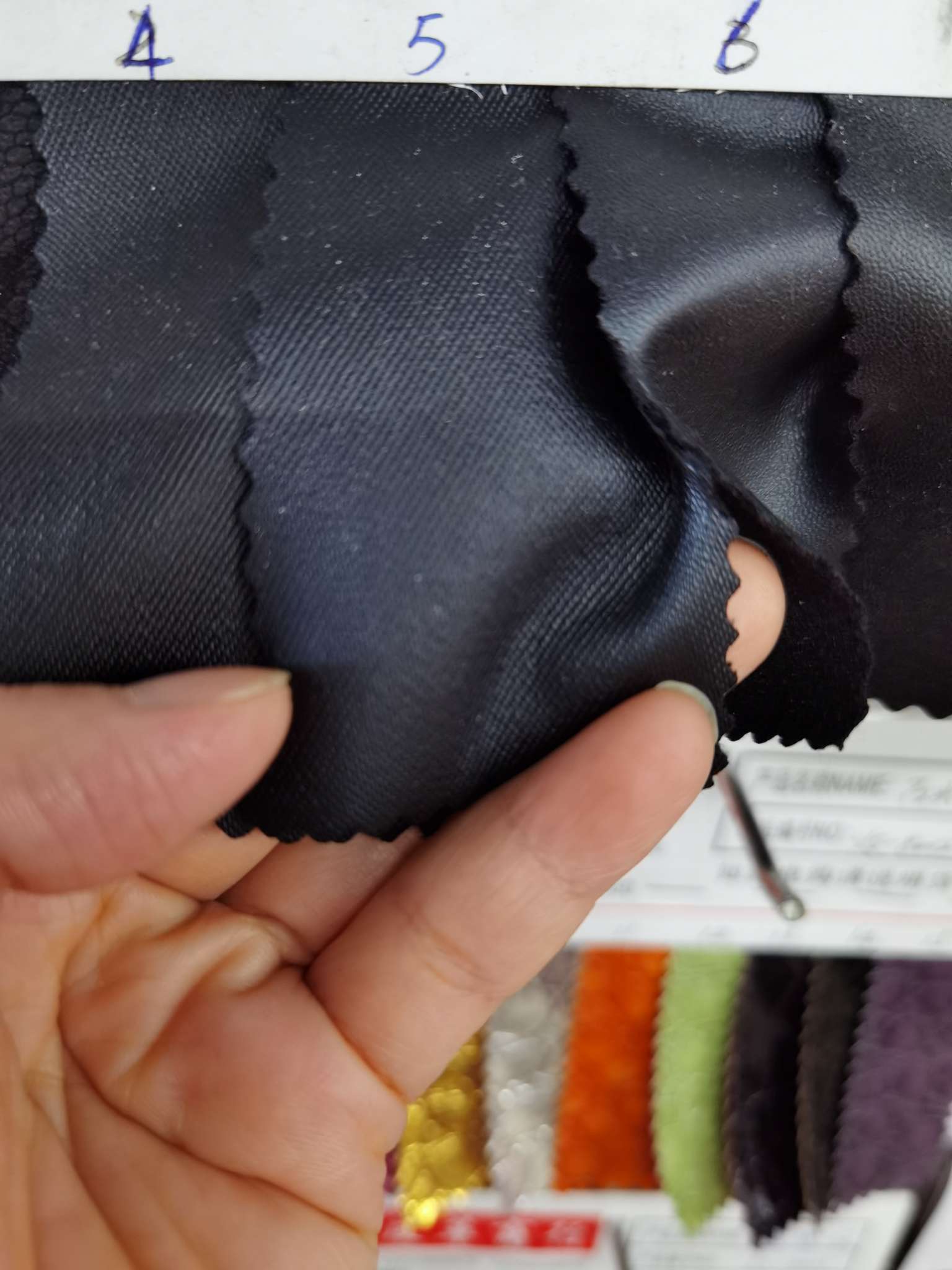 Factory direct sales of twill stretch pu leather clothing leggings and leather