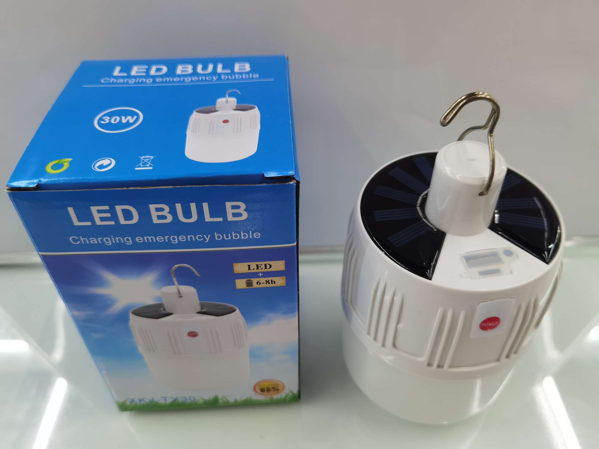 Solar-powered USB charging lamp Specification image