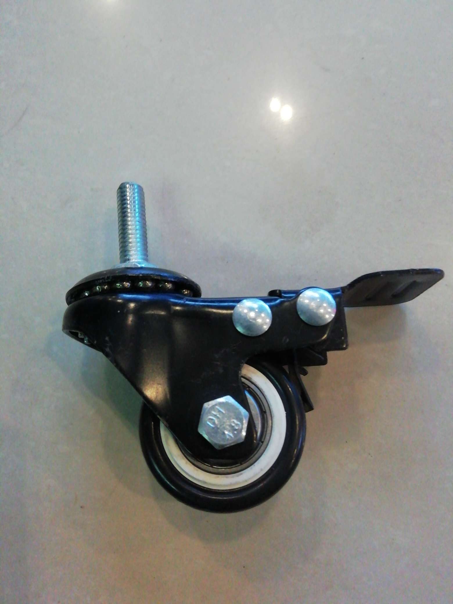 2-inch gold diamond M12 lead screw brake wheel detail image 4