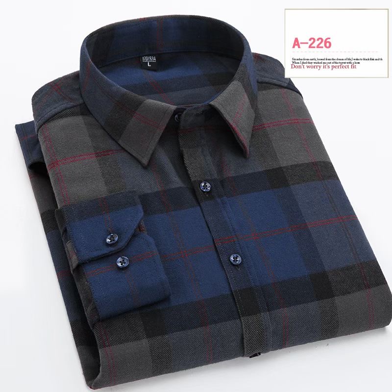 942021 Summer new men's short sleeve shirt Oxford spun cotton casual shirt trend long sleeve half sleeve top inch thumbnail