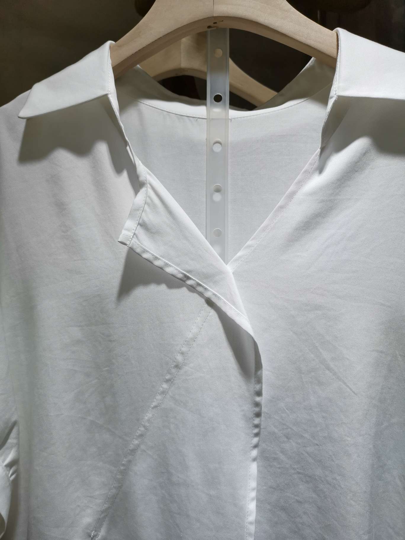 Cotton all-white soft-faced business women's clothing