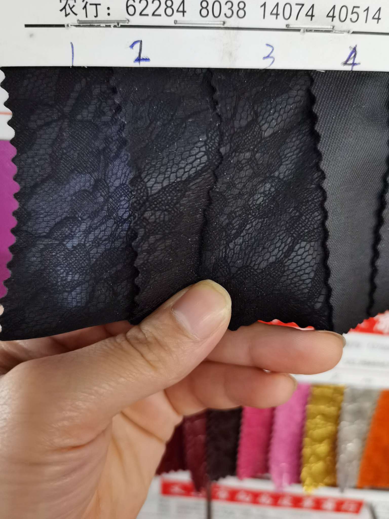 Factory direct sales of lace-patterned pu clothing fabric