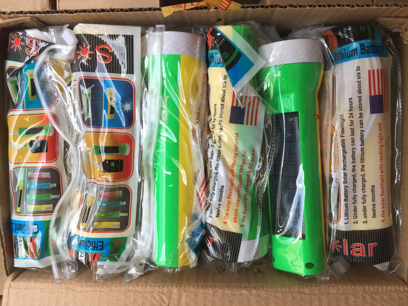 Solar-powered flashlight undefined