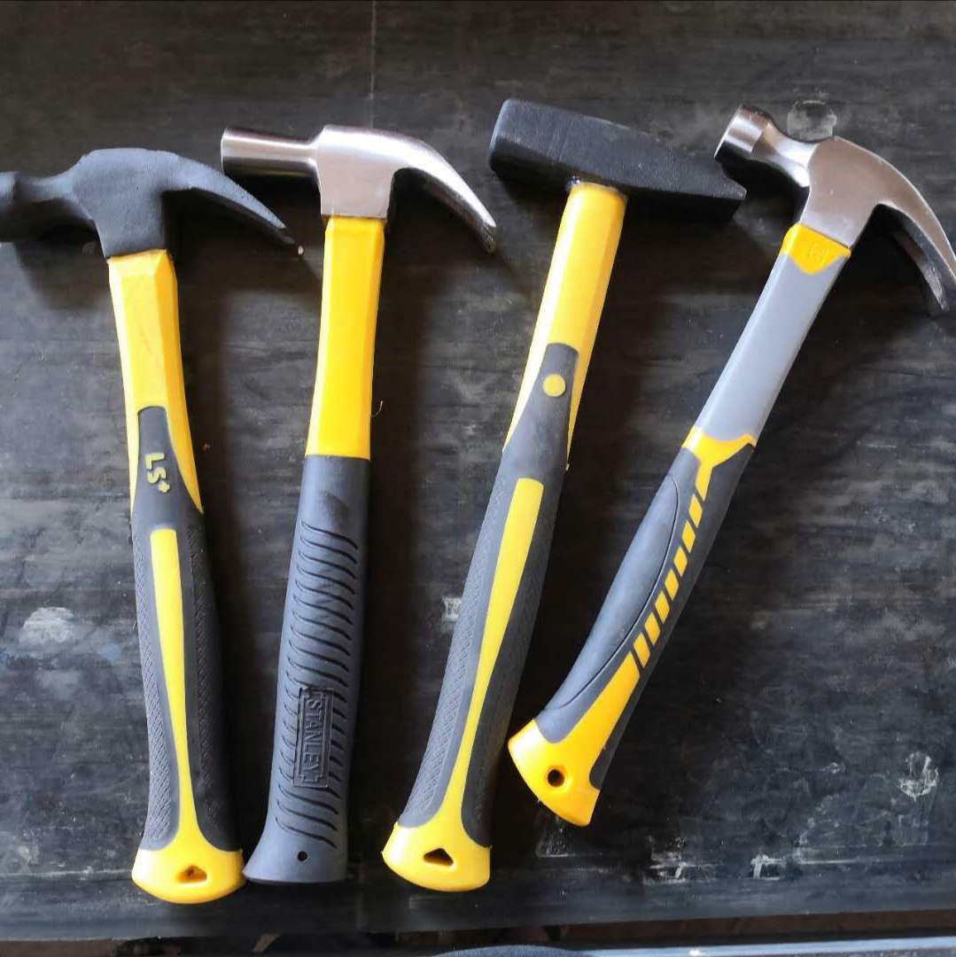 厂家直销品质优良各种锻打羊角锤,石工锤,圆头锤子。详情图7