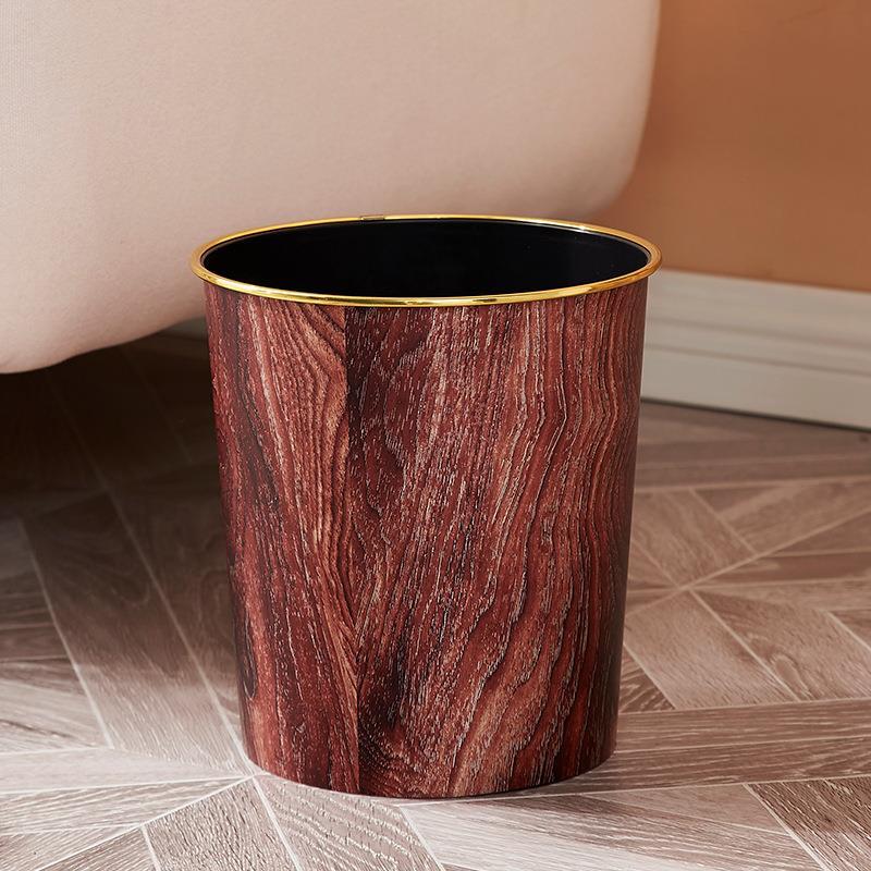 Wood grain trash can plastic trash can 765 9005A Specification drawing