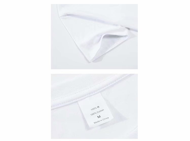 批发空白280克全棉圆领T恤广告衫短袖班服工作服文化衫定制印LOgO https://m.细节图