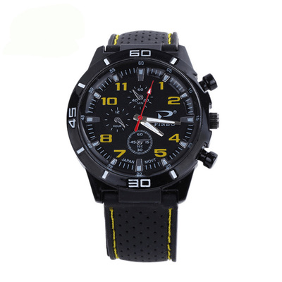 男士硅胶手表学生炫酷运动手表现货供应细节图
