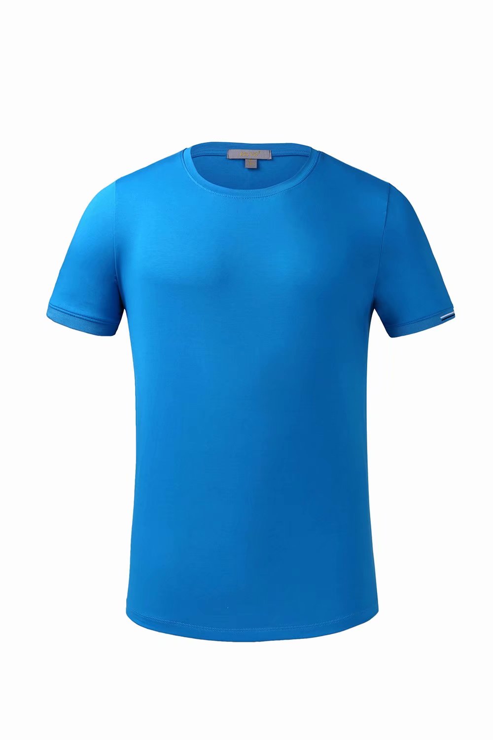 Blank cultural advertising shirt custom printed logo solid color workwear real mercerized cotton short-sleeved custom embroidered https://m. detail image 13