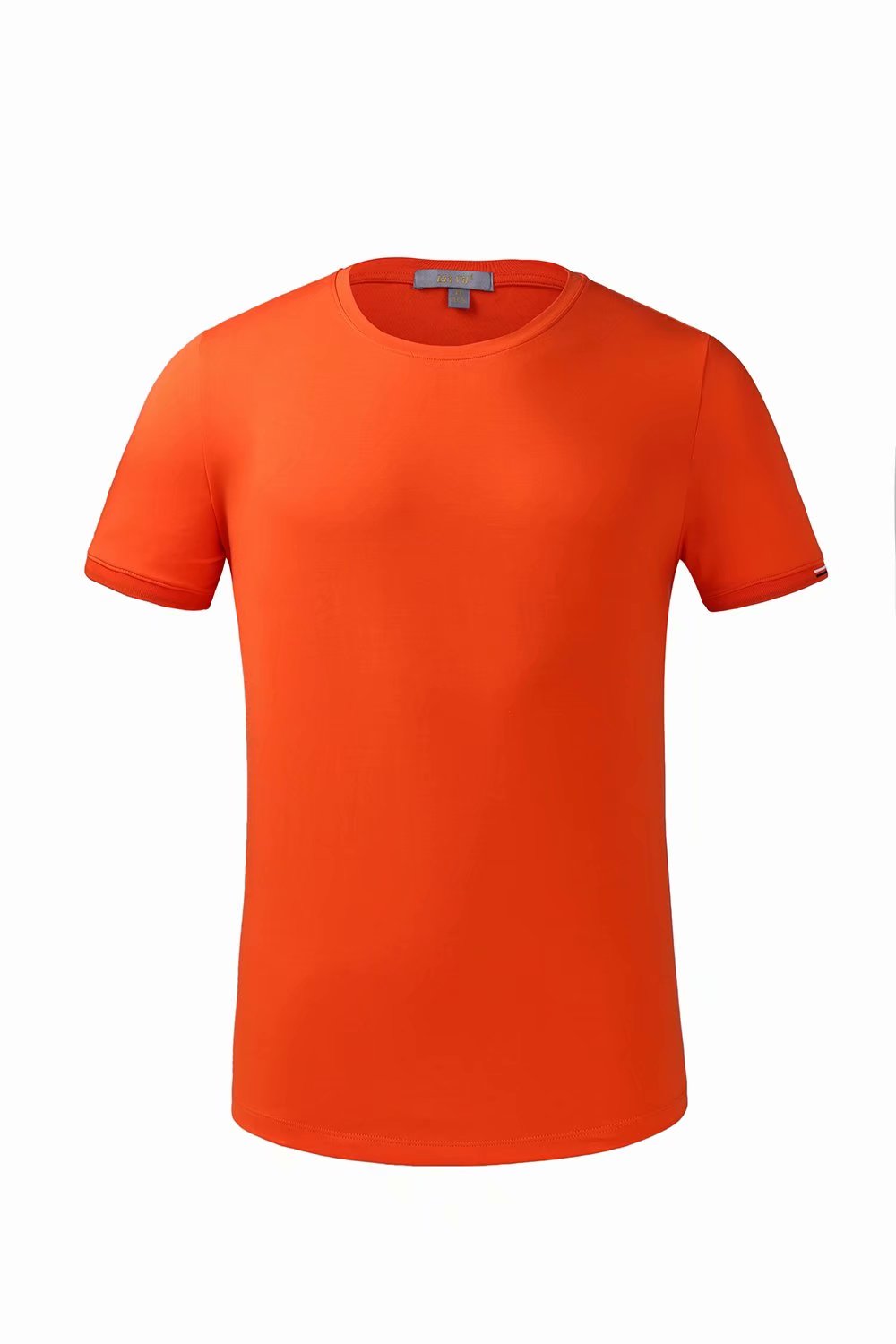 Blank cultural advertising shirt custom printed logo solid color workwear real mercerized cotton short-sleeved custom embroidered https://m. detail image 11