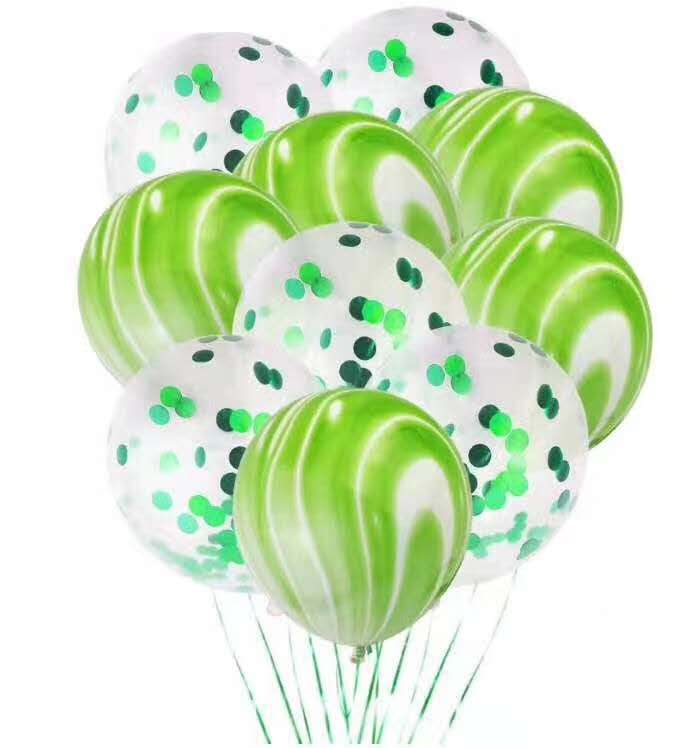 paty节日生日派对圣诞装饰节庆喜庆装饰气球套装金属亚光马卡亮片新款气球花纹气球1详情图3