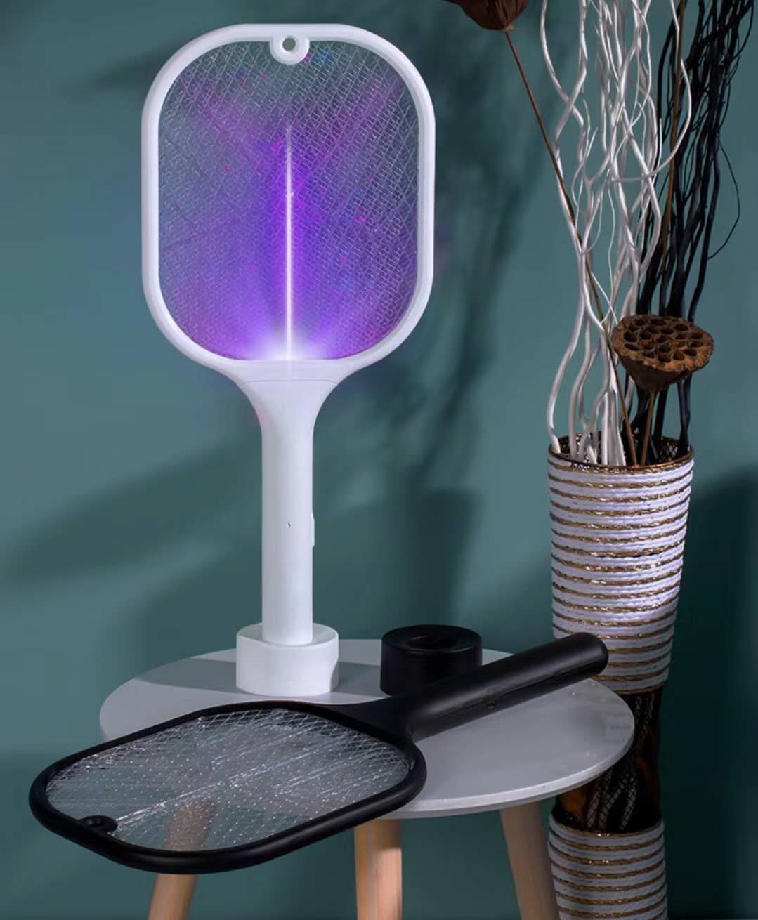 Electric mosquito swatter + mosquito lamp details Picture