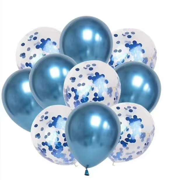 Festive birthday party Christmas Celebration Balloon Set, Metal matte Maca sequined new style Balloon 1 undefined
