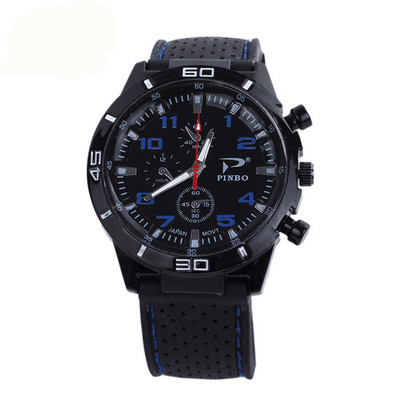 男士硅胶手表学生炫酷运动手表现货供应产品图