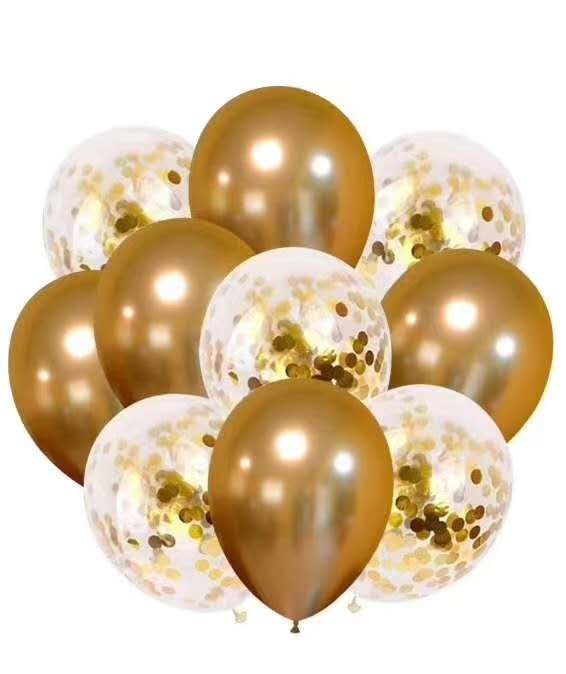 Festive birthday party Christmas Celebration Balloon Set, Metal matte Maca sequined new style Balloon 1 Application Scenario