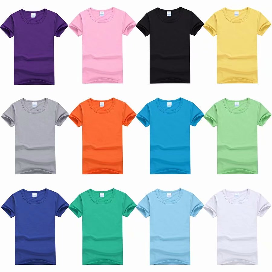 Wholesale Lycra cotton T-shirts, custom round-neck pure cotton class uniforms, custom-made work uniforms, cultural t-shirts, advertising t-shirts, printed logo https://m. detail image 10