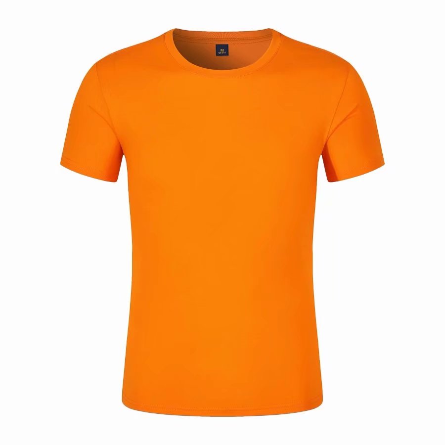 New team class short-sleeved DIY solid color cotton short-sleeved T-shirt cotton advertising shirt work clothes factory customization https://m. detail image 8