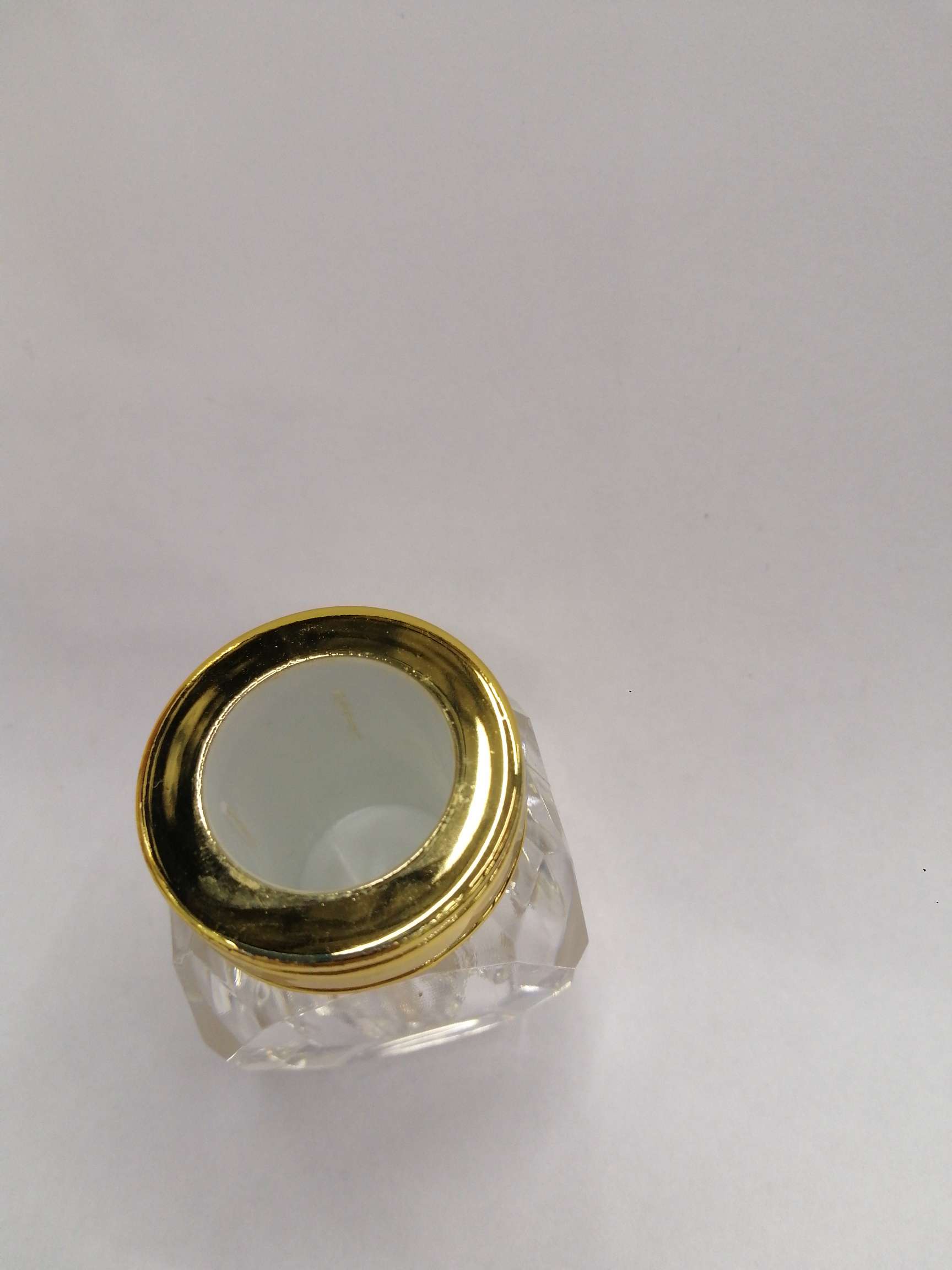 香水瓶 透明 玻璃 金色细节图