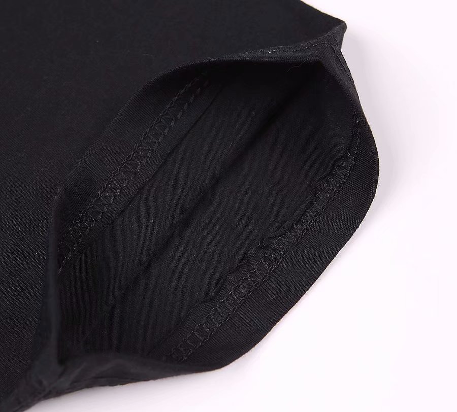 厂家批发空白圆领短袖T恤广告衫定制logo班服文化衫定做220G纯棉 https://m.详情图7