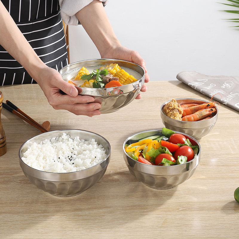 11.5cm lily bowl stainless steel double bowl