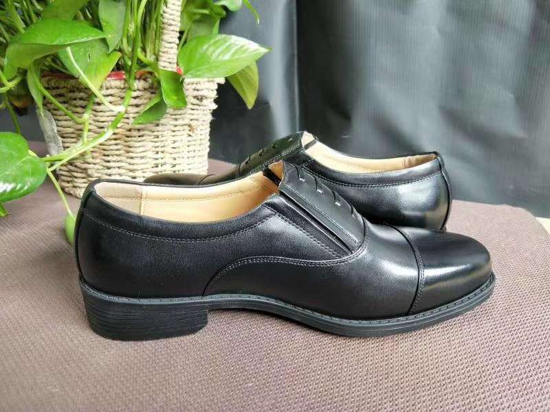定制批发07三接头皮鞋商务正装男士单鞋校尉士官真皮男鞋 37-46码，无45码详情图3