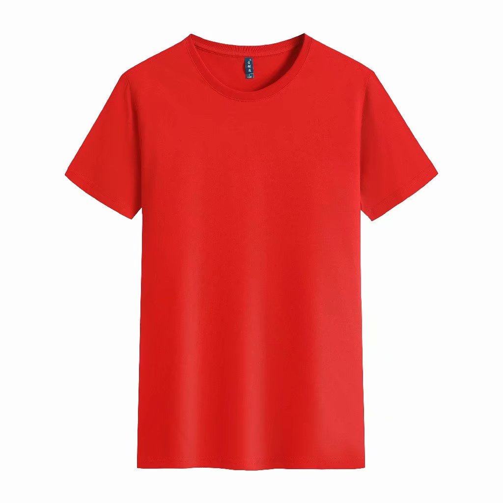 Xia Si Guang pure cotton round neck T-shirt custom printed logo Blank short-sleeved advertising Cultural T-shirt custom work uniform class uniform https:// detail image 4