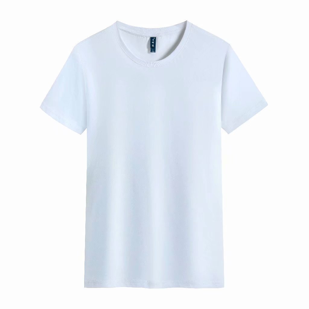 Xia Si Guang pure cotton round neck T-shirt custom printed logo Blank short-sleeved advertising Cultural T-shirt custom work uniform class uniform https:// detail image 1
