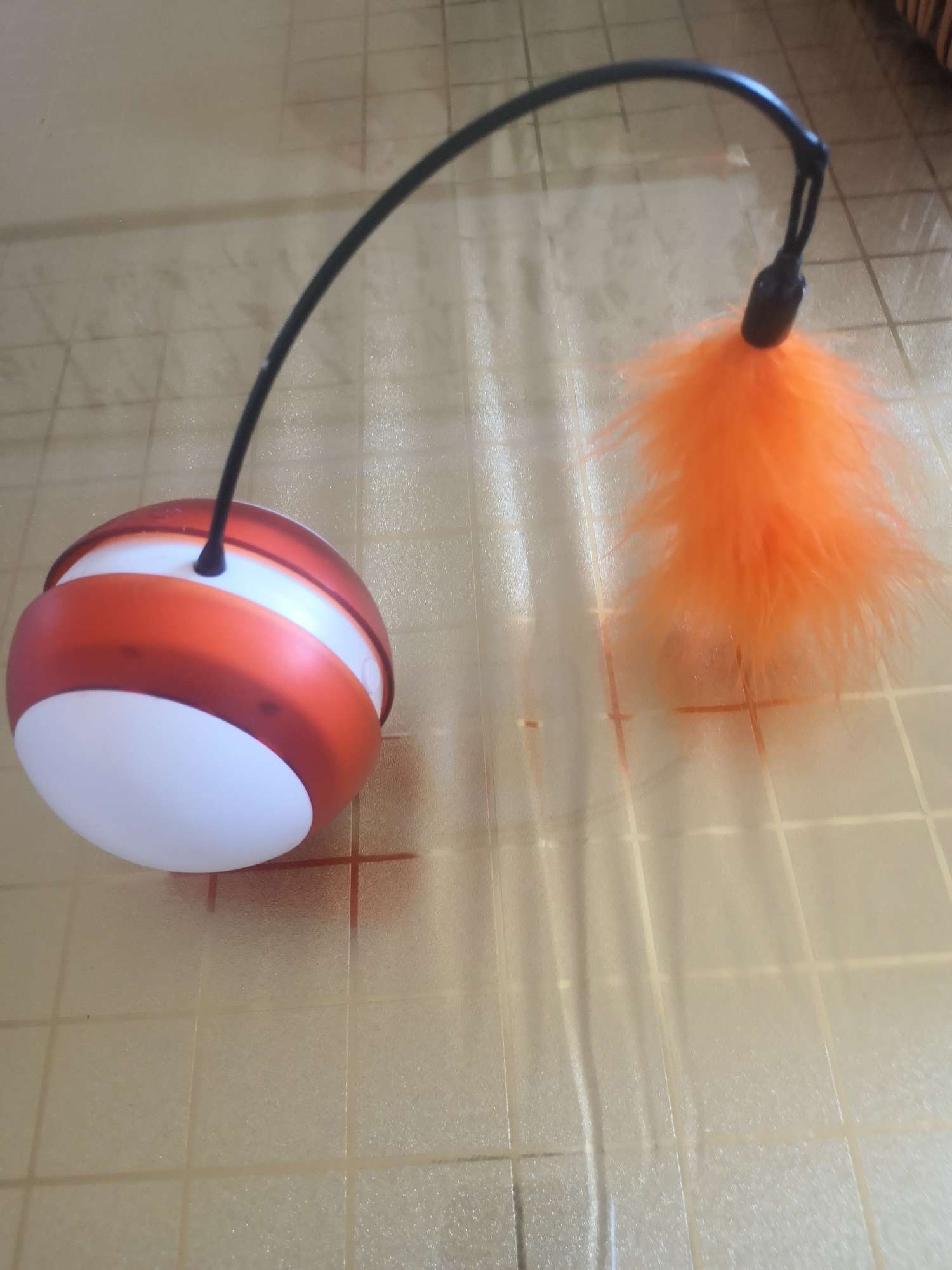 逗猫逗狗玩具/自动逗猫玩具/宠物用品玩具白底实物图