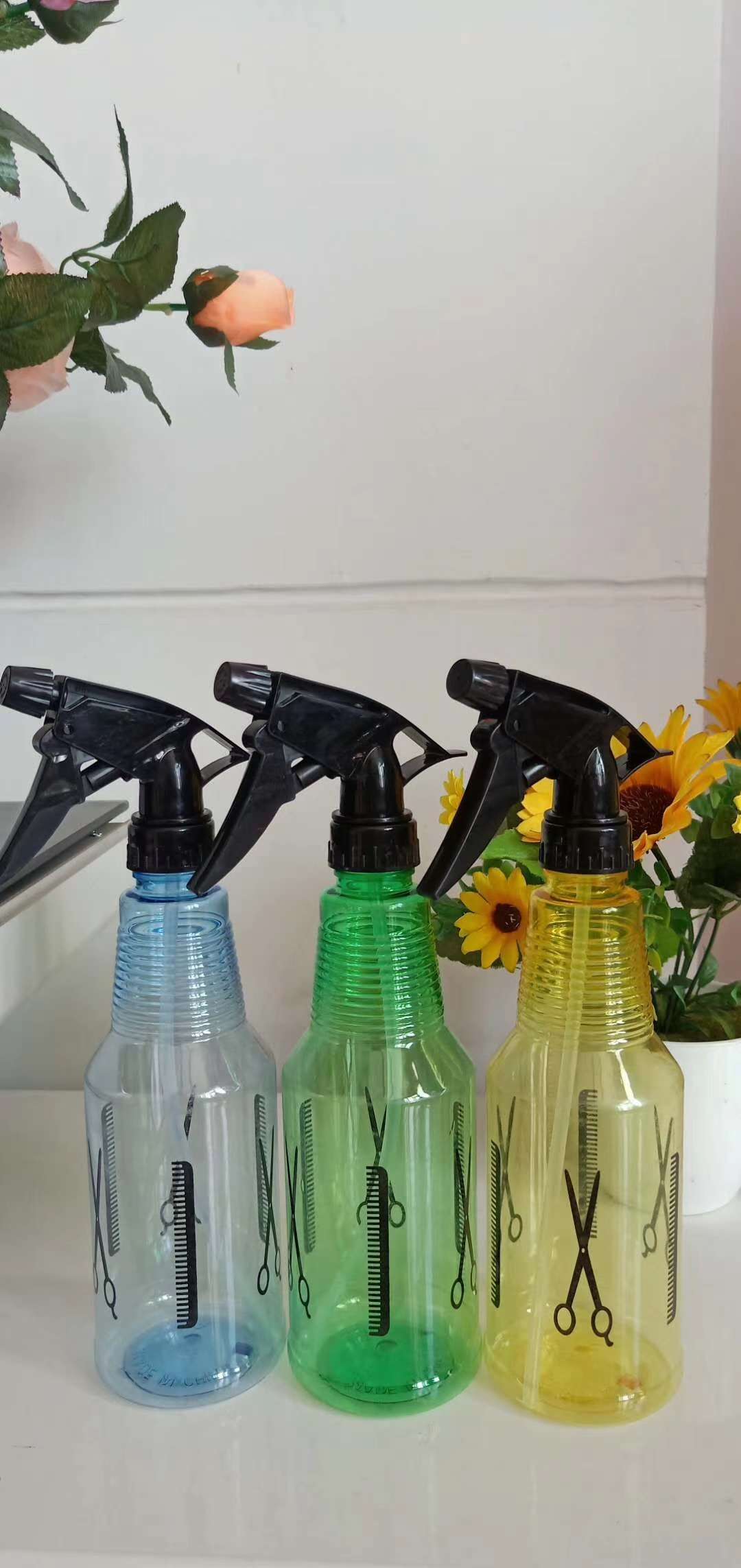 喷壶彩色剪刀喷壶塑料喷壶按压式喷壶浇花壶洒水壶产品图