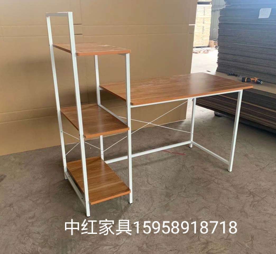 简约电脑桌笔记本家用卧室书桌学习桌经济型办公室桌子学生写字桌白底实物图