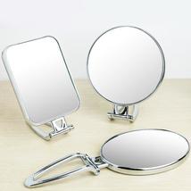 振红畅销款台式化妆镜子双面手柄镜便携折叠壁挂镜小镜子高清带放大美容镜子