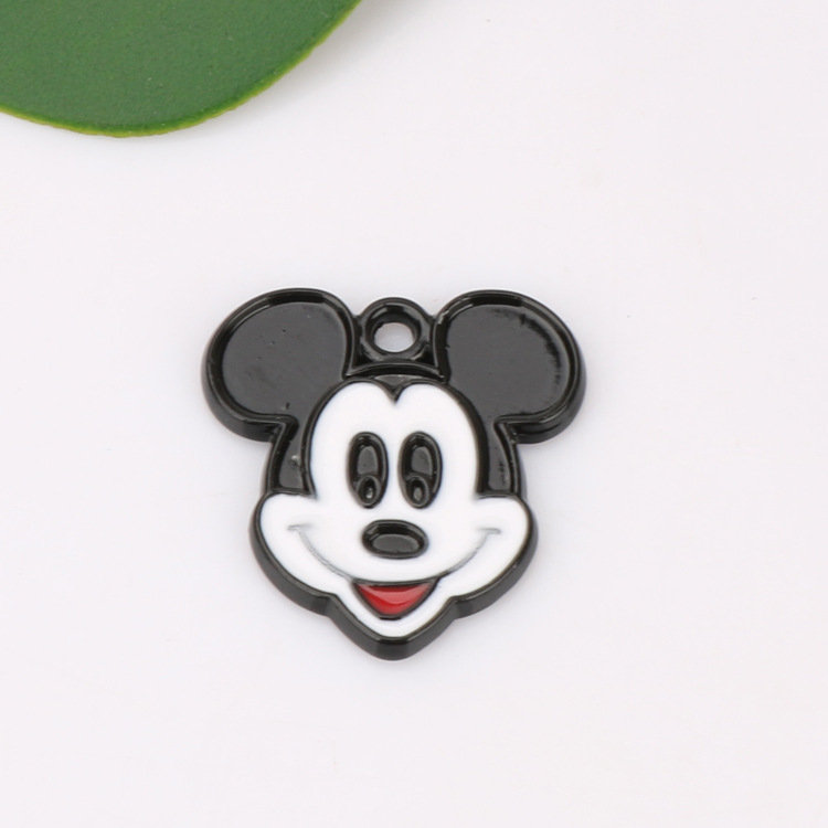 Creative ins Cute Girl and Boy Cartoon Fun Series KC Golden oil-dripping Alloy Small Pendant bracelet Pendant undefined