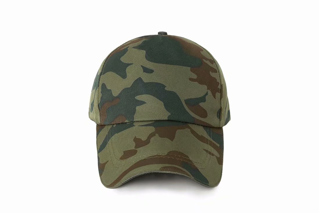 厂家批发全棉迷彩军训帽子户外运动遮阳棒球帽鸭舌帽印LOGO定制详情图1