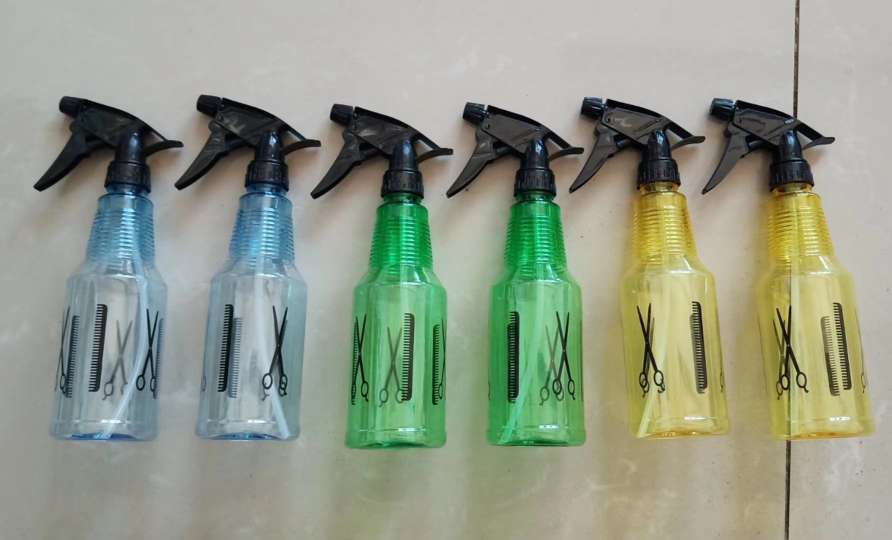 喷壶彩色剪刀喷壶塑料喷壶按压式喷壶浇花壶洒水壶细节图