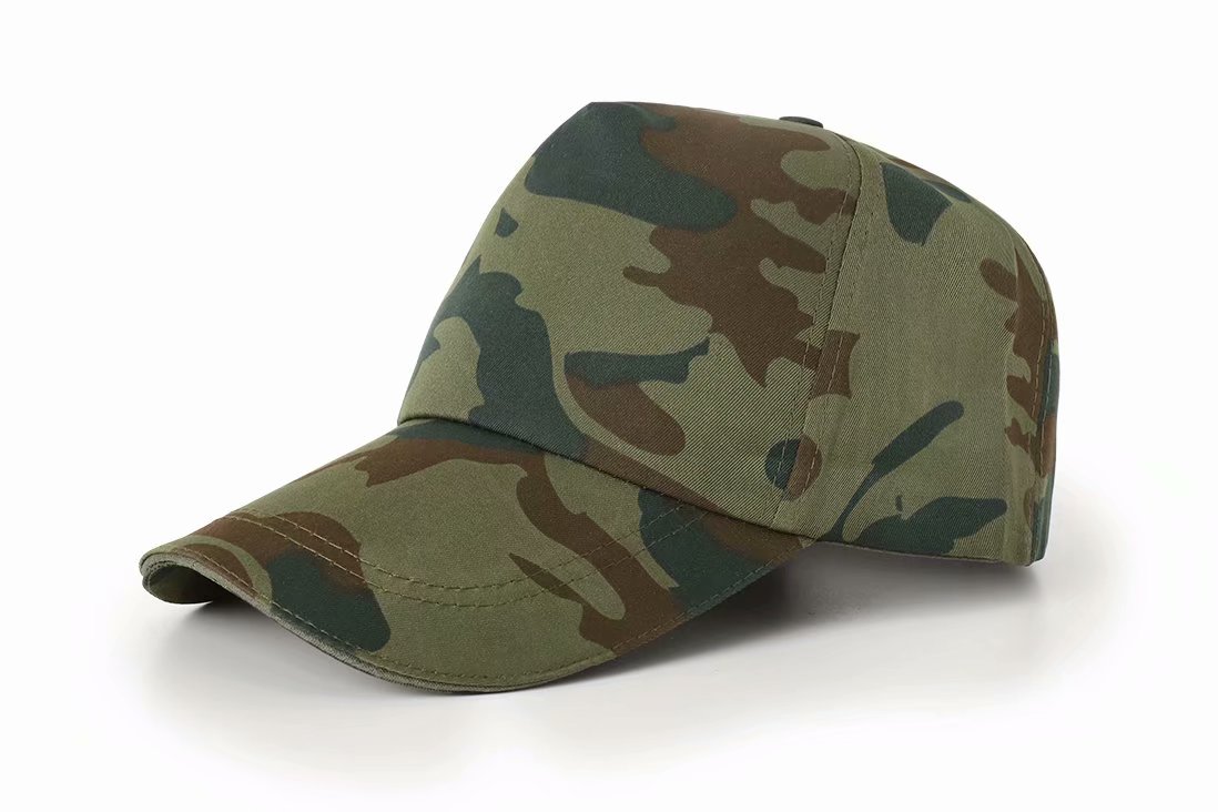 厂家批发全棉迷彩军训帽子户外运动遮阳棒球帽鸭舌帽印LOGO定制详情图2