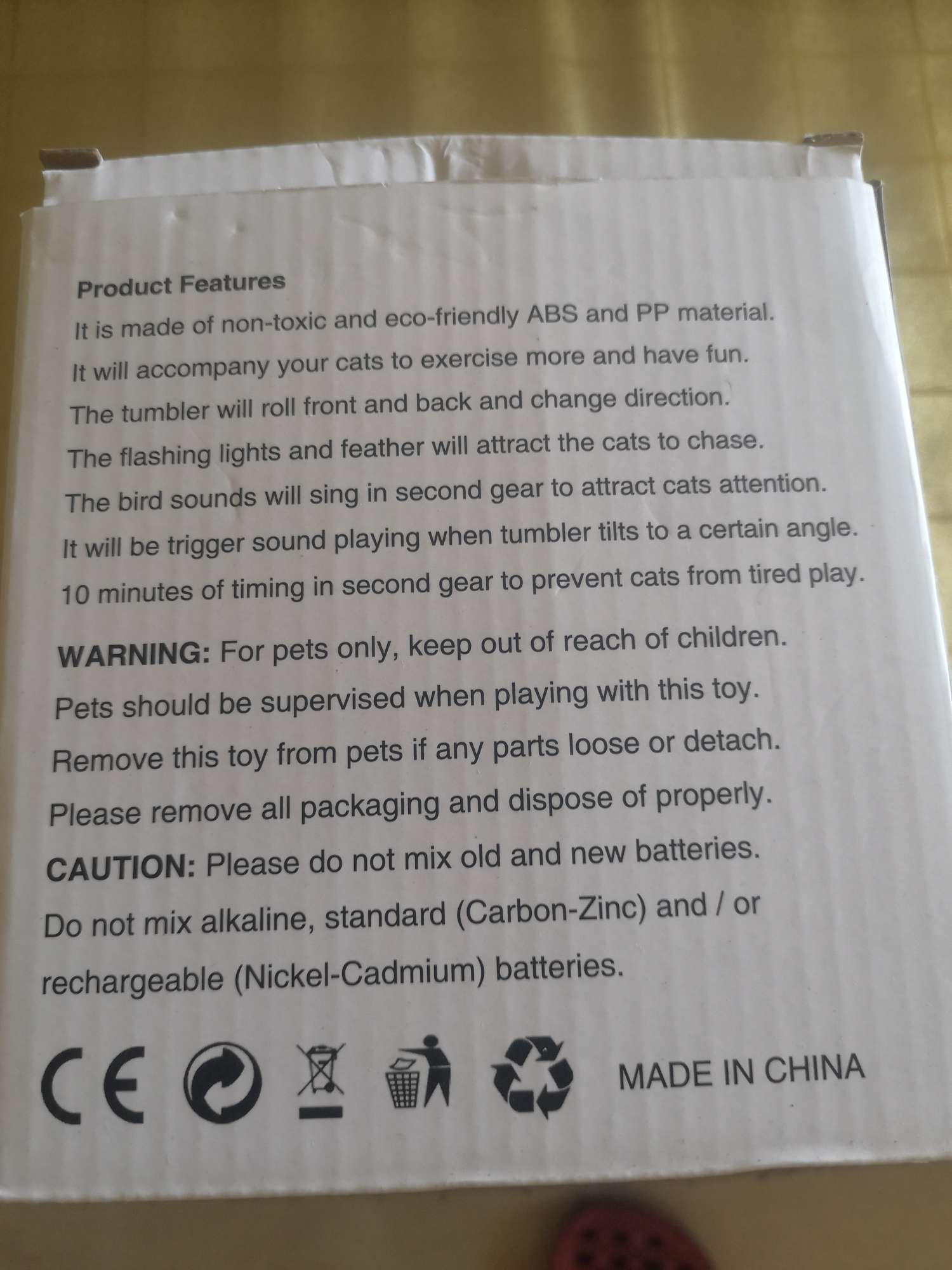 自动逗猫逗狗玩具，会发声可以自动来回滚动，充电可随时随地玩耍！详情图7