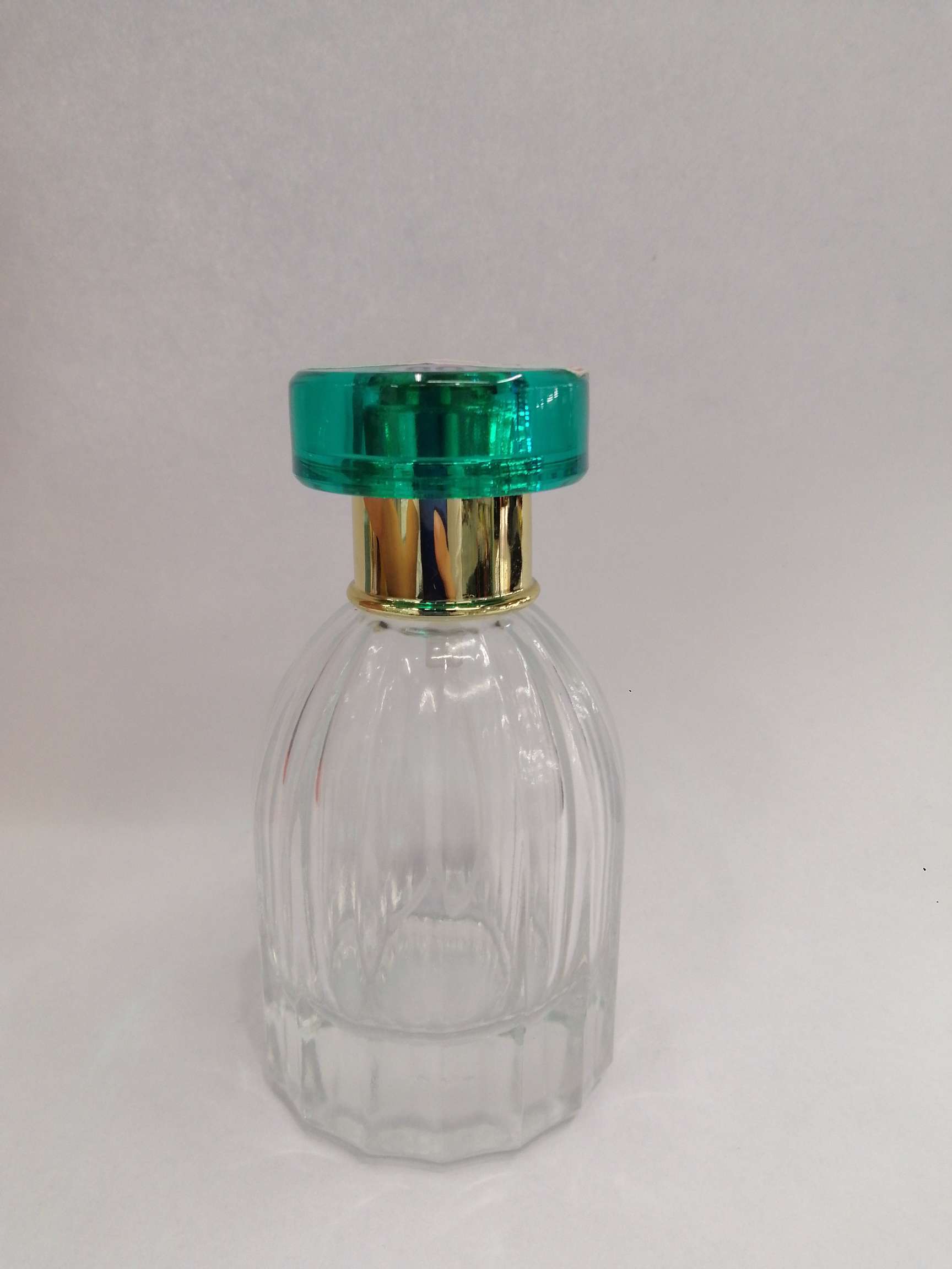 菱形 透明 玻璃香水瓶