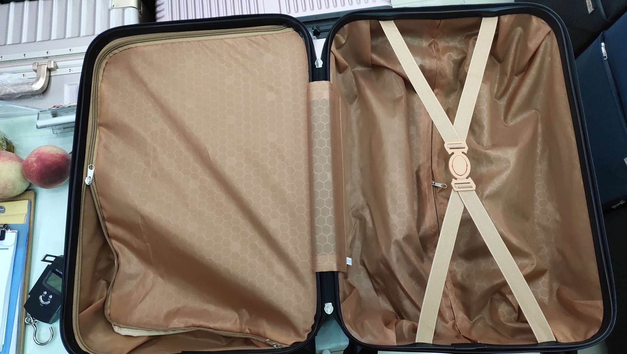 Kangaroo 8006A#ABS Suitcase 20/24/28 sets of three-suitcase suitcases Item Picture