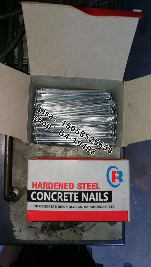 Foreign trade steel nail cement nail K-head steel nail high strength steel nail concrete nail thumbnail