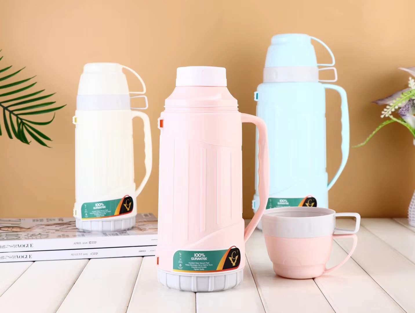 YC-59T180 1800ml large capacity glass inner liner thermos coffee pot thermos detail image 1